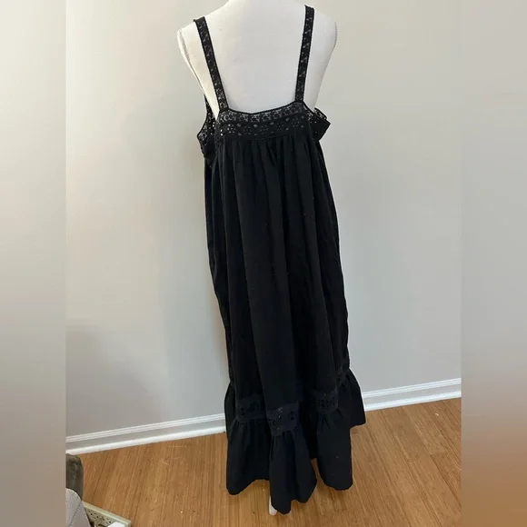 J. Crew Athena Maxi Dress CA657 Black NWT XL - Picture 7 of 12